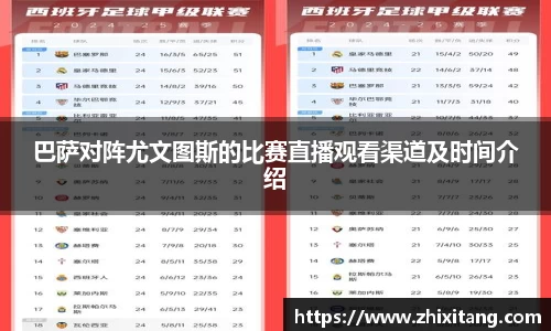 巴萨对阵尤文图斯的比赛直播观看渠道及时间介绍